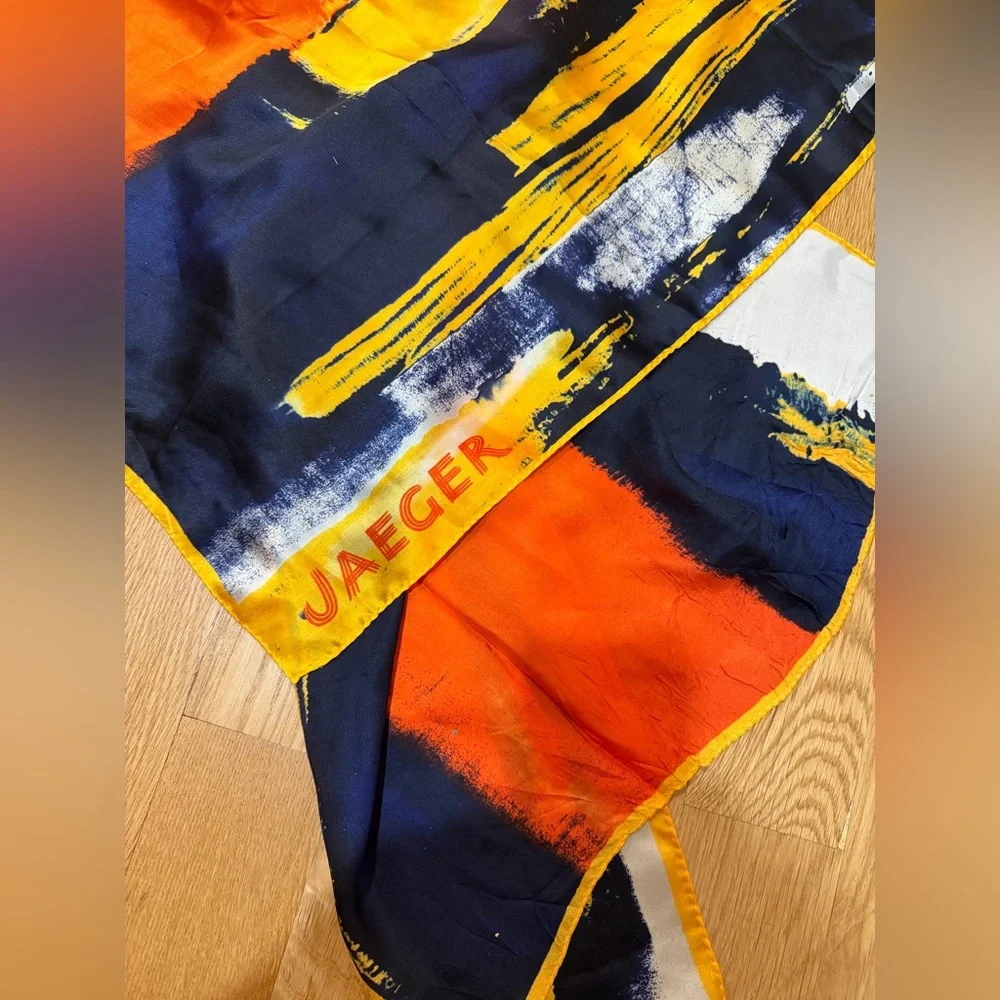Jaeger Scarf Silk Large multicolor